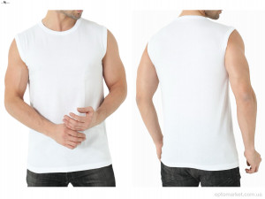 Майка чоловічі FBR0290G white (L) Garcia білий  оптом от Optomarket