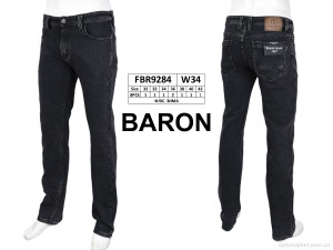Джинси чоловічі FBR9284 фліс Baronjns сірий  оптом от Optomarket