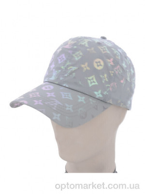 Кепка жіночі FC017-5 grey L.uis Vuitton сірий  оптом от Optomarket