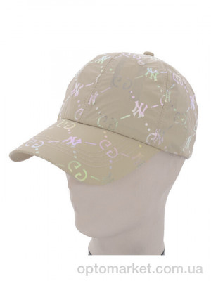 Кепка жіночі FC018-5 beige N.w Yorker бежевий  оптом от Optomarket