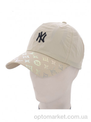 Кепка жіночі FC021-4 beige N.w Yorker бежевий  оптом от Optomarket