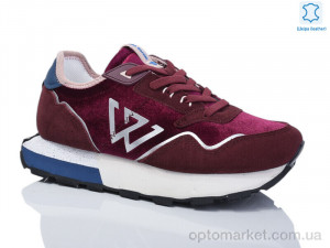 Купить Кросівки жіночі FDP1659-58 Egga бордовий