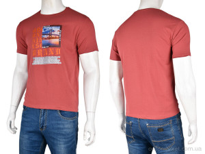 Футболка чоловічі FM-4 (10961) bordo Elite Life бордовий  оптом от Optomarket