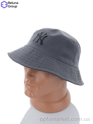 Панама чоловічі FR008-2 grey N.w York сірий  оптом от Optomarket