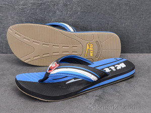 Шльопанці чоловічі FTGM9275 d.blue Kito синій  оптом от Optomarket