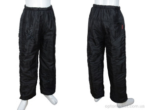 Штани дитячі ФУ1 black Obuvok чорний  оптом от Optomarket