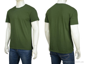Футболка чоловічі Футболка Х/Б 004-5 green Banko зелений  оптом от Optomarket