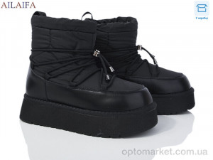 Купить Дутики жіночі G05-1 Ailaifa чорний