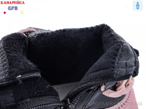 Черевики дитячі G1391-1 Канарейка чорний  оптом от Optomarket