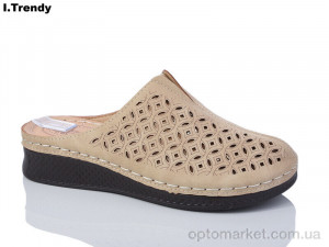 Купить Шльопанці жіночі G26-3 Trendy бежевий