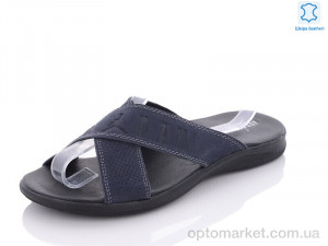 Шльопанці чоловічі G7-4 J.rdan синій  оптом от Optomarket