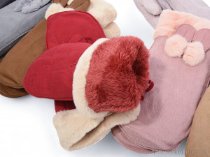 Рукавиці жіночі G7837 mix Корона мікс  оптом от Optomarket