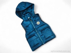 Купить Жилетка дитячі G9 т.бірюзовий Jingpin синій