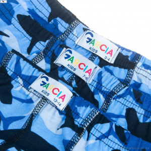 Трусы дитячі GKID11 shark l.blue (122-128) Garsia Kids блакитний  оптом от Optomarket