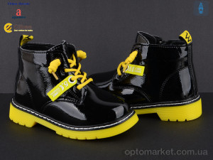 Черевики дитячі GP708A black-yellow Clibee чорний  оптом от Optomarket