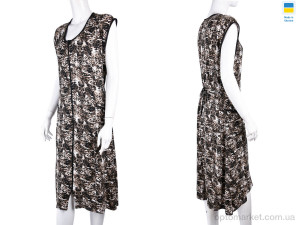 Халат жіночі H001-3 brown Banko коричневий  оптом от Optomarket