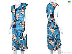 Халат жіночі H001-4 blue Banko синій  оптом от Optomarket