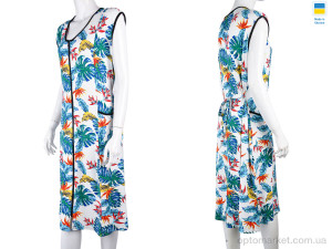 Халат жіночі H001-5 l.blue Banko блакитний  оптом от Optomarket