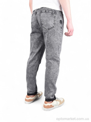 Джинси чоловічі H1722 Baron сірий  оптом от Optomarket