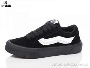 Купить Кеди жіночі H63A32-2 Башили чорний