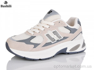 Купить Кросівки жіночі H6545-11 Башили бежевий
