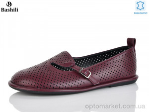 Купить Балетки жіночі H6580-13 Башили бордовий