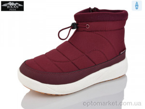 Купить Дутики жіночі H7043-8C Baas бордовий