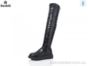 Купить Ботфорти жіночі H93A09-1 Башили чорний