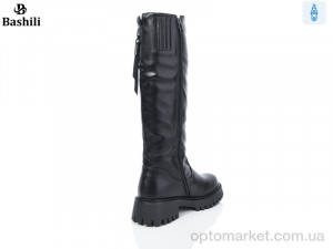 Чоботи жіночі H93A26-1 Башили чорний  оптом от Optomarket