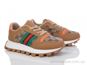 Купить Кросівки жіночі HD12(143-44) khaki Violeta коричневий