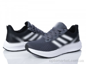 Купить Кросівки жіночі HD32(173-6) grey-black A.idas сірий