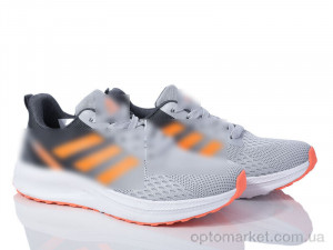 Купить Кросівки жіночі HD32(173-6) grey-orange A.idas сірий