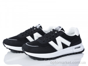 Купить Кросівки чоловічі HD35(149-16) black-white Wonex чорний