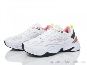 Кросівки жіночі HD47-1898-2 white-pink N.ke білий  оптом от Optomarket