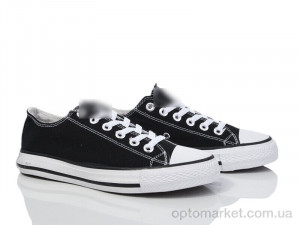 Купить Кеди жіночі HD54-B601-1 black C.nverse чорний