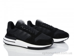 Купить Кросівки чоловічі HD57-1103-2 black white A.idas чорний