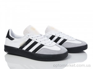 Купить Кросівки чоловічі HD59-1105-1 white-black A.idas білий