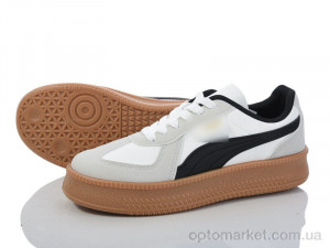 Купить Кросівки жіночі HD71 (149-67) white-black-grey Violeta only one білий