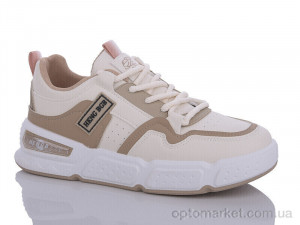 Кросівки чоловічі HK18-3 Fagaoge бежевий оптом от Optomarket