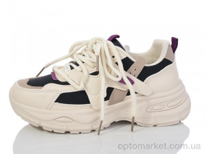 Купить Кросівки жіночі HK203-3 Fagaoge бежевий