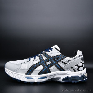 Кросівки чоловічі HK309-7 A.ics сірий оптом от Optomarket