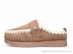 Купить Капці жіночі HK9015-5 DaFuYuan коричневий