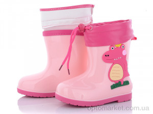 Купить Гумове взуття дитячі HMY208 pink Class Shoes рожевий