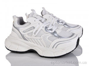 Купить Кросівки жіночі HQ66-353 Бабочка-Mengfuna-AESD білий