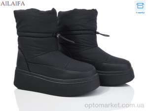 Купить Дутики жіночі HZ22-1 Ailaifa чорний