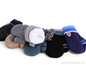 Рукавиці дитячі J1008 mix Королева  оптом от Optomarket