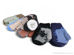 Рукавиці дитячі J1016 mix Королева оптом от Optomarket