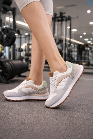 Кросівки жіночі J1051-2 Hongquan бежевий оптом от Optomarket