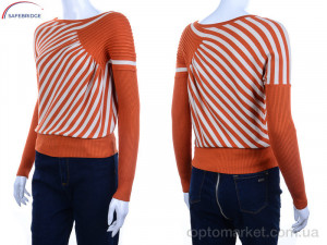 Кофта жіночі J12062 оранжевый X&J помаранчевий  оптом от Optomarket