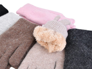 Рукавички жіночі J2028 mix Number one мікс оптом от Optomarket